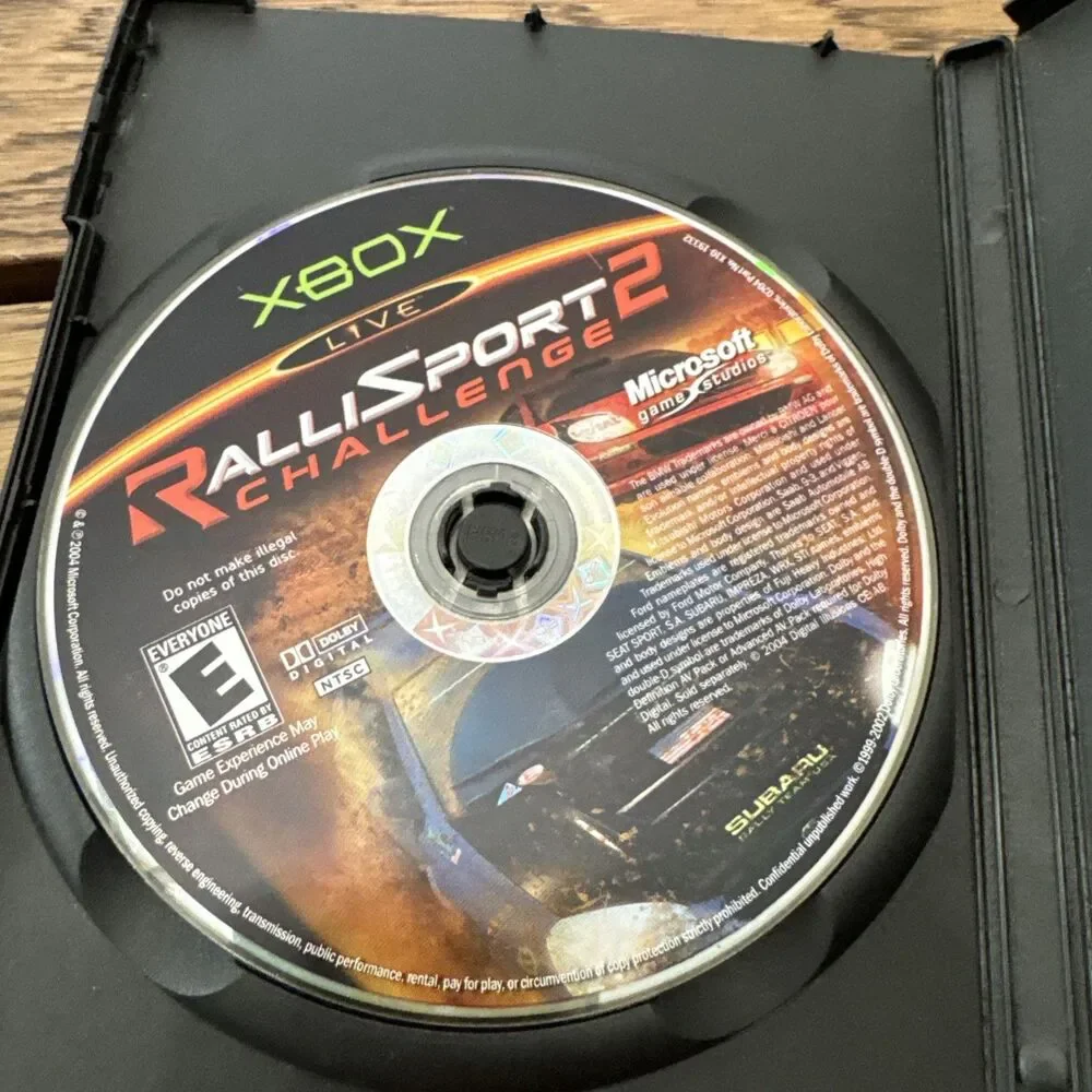 RalliSport Challenge 2 XBOX Video Game CIB Complete Microsoft Vintage